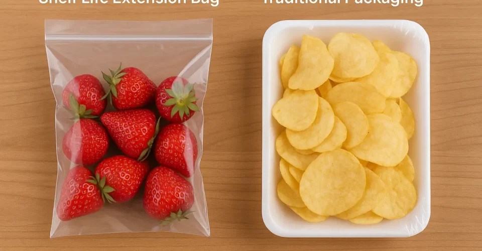 Shelf Life Extension Bags vs. Traditional Packaging