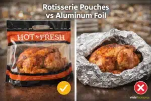 Rotisserie Pouches vs Aluminum Foil Which Is Better for Roasting