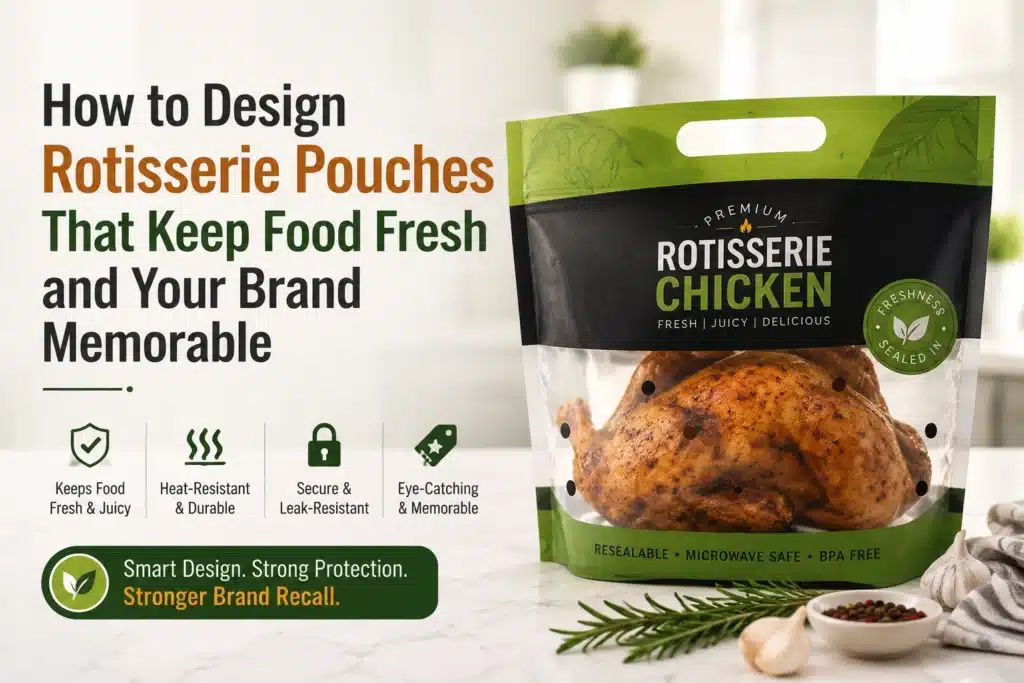How to Design Rotisserie Pouches That Keep Food Fresh and Your Brand Memorable