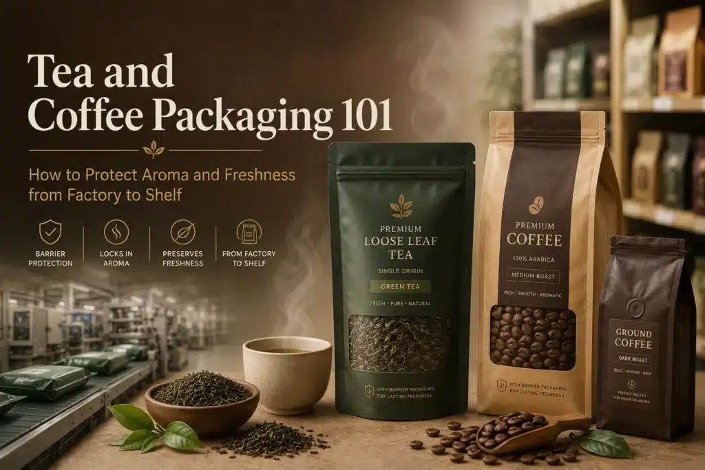 Tea and Coffee Packaging 101 How to Protect Aroma and Freshness from Factory to Shelf