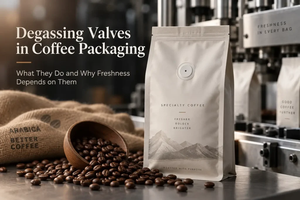 Degassing Valves in Coffee Packaging What They Do and Why Freshness Depends on Them